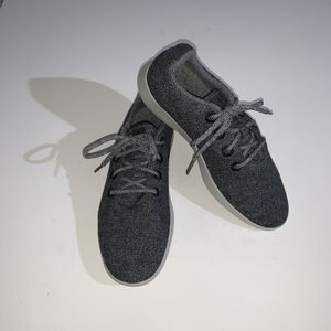 Allbirds Wool Runner Shoes Mens Size 11 Gray Wool Casual Lace Up Sneakers